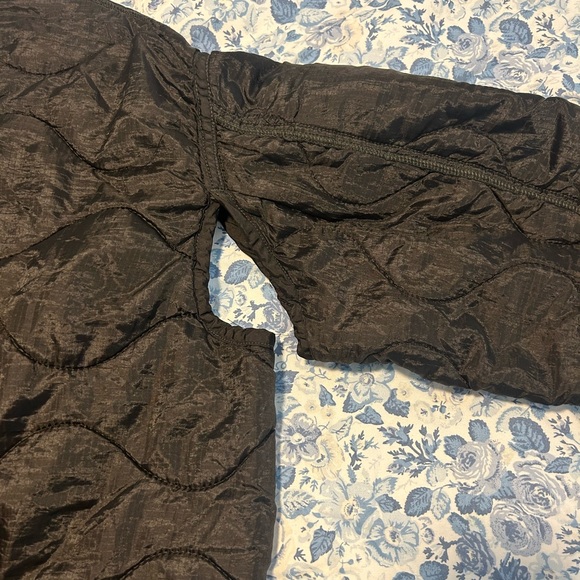 R13 Black Tape Tie Bomber Jacket - Picture 6 of 9